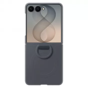 Samsung Silicone Ring Magnetic Case per Galaxy Z Flip8, nero (EF-EF776CBEGWW)