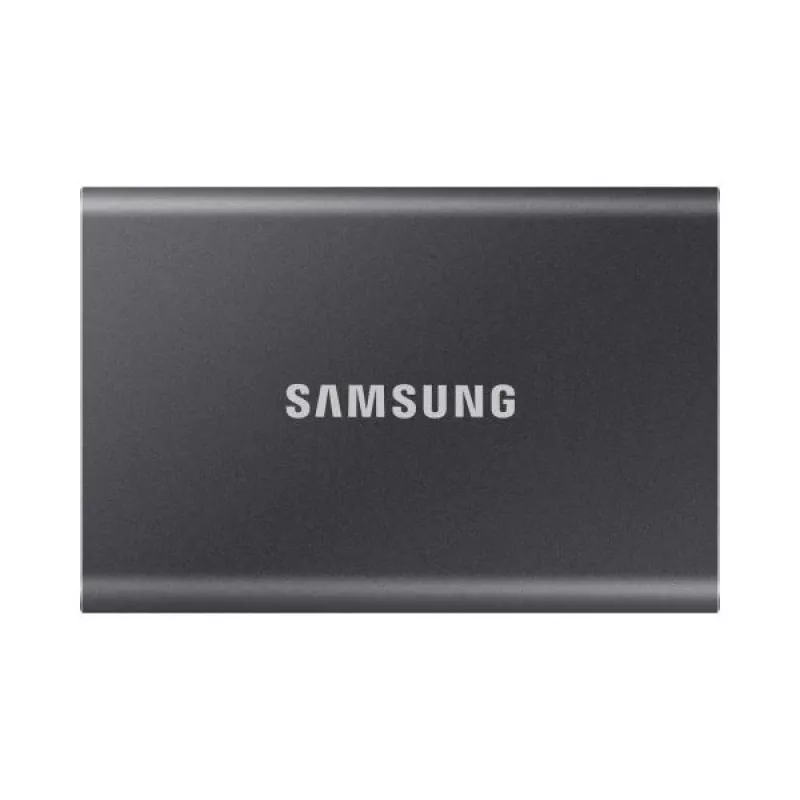 Samsung T7 SSD portatile, 2000 GB, USB Type-C, 3.2 Gen 2, 1050 MB/s, password, grigio