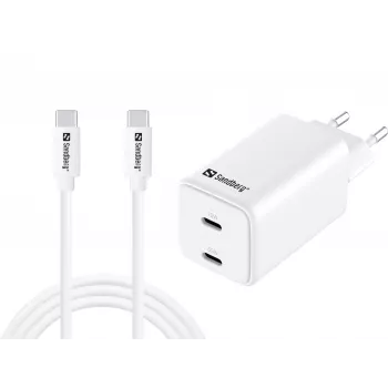 Sandberg caricabatterie AC USB-C PD65W EU 1,5M (441-75)