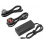 SANDBERG USB-C AC Caricabatterie PD100W EU+UK - caricabatterie da parete USB-C Power Delivery 100W, spine EU/UK intercambiabili, nero