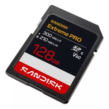 SanDisk Extreme PRO 128GB scheda di memoria SDXC UHS-II (V60, U3)