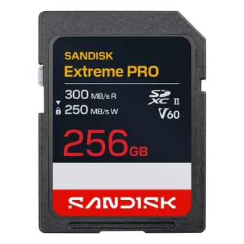 Scheda di memoria SanDisk Extreme PRO 256GB SDXC UHS-II V60 U3