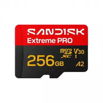 SanDisk Extreme PRO microSDXC 256 GB UHS-I U3 V30 A2 + adattatore SD