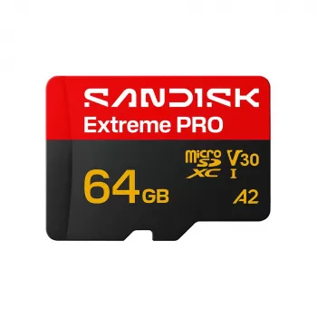 SanDisk Extreme PRO microSDXC 64GB UHS-I U3 V30 fino a 200 MB/s in lettura