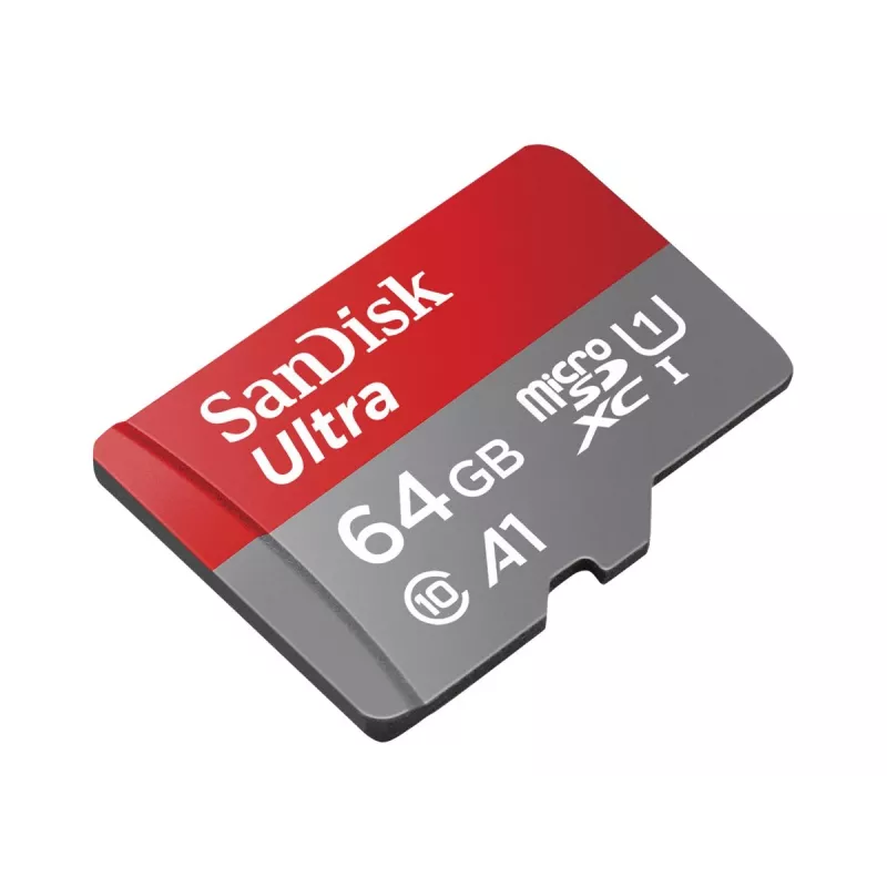 SanDisk Ultra 64GB scheda di memoria microSDXC con adattatore SD