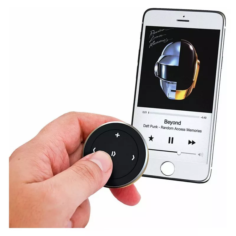 Satechi Pulsante multimediale Bluetooth ST-BMB, nero/argento
