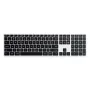 Tastiera Bluetooth Satechi Slim X3 con tastierino numerico - argento