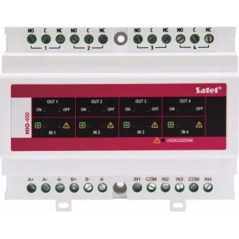 SATEL modulo di ingresso e uscita convenzionale (per centrale di controllo indirizzabile) MIO-400
