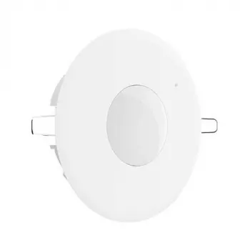 Satel SLIM-R-DUAL-LUNA BUS Rilevatore di Movimento Doppio da Soffitto con Funzione di Illuminazione, da Incasso