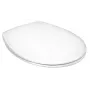 SAVAL GBG Copriwater Soft-Close/Quick-Release, forma a D, bianco, durolast, cerniere in acciaio inox