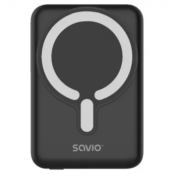 Savio BA-12 powerbank magnetico wireless 10000 mAh nero