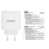 SAVIO LA-14 Caricabatterie da parete 20W con Power Delivery 3.0