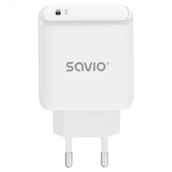 SAVIO LA-14 Caricabatterie da parete 20W con Power Delivery 3.0