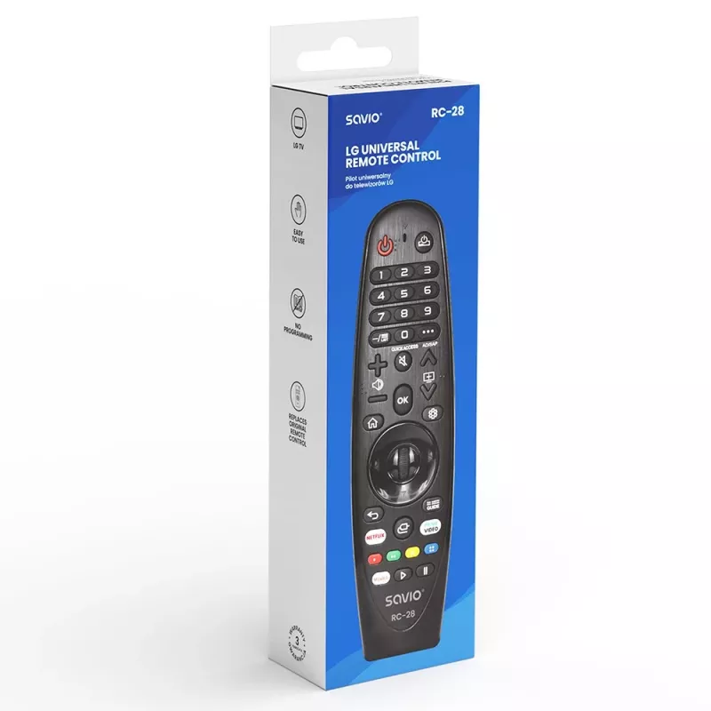 SAVIO RC-28 telecomando universale di ricambio per LG Smart TV