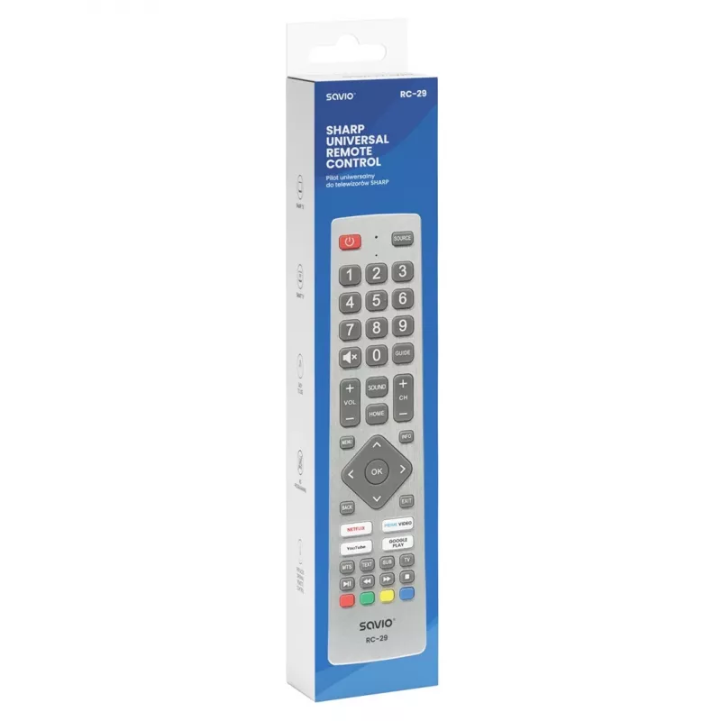 SAVIO RC-29 telecomando universale per TV SHARP