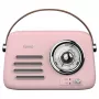 SAVIO RS-03 radio portatile FM/AM con riproduzione MP3 USB/SD, rosa