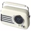 SAVIO RS-04 radio portatile DAB+ FM con batteria ricaricabile, display LCD, doppia sveglia, nero