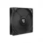 SBOX CF-120 ventola per case PC 120mm, nera, 1200 giri/min, 38 CFM, 23,2 dBA, cuscinetto idraulico, 3-Pin + Molex