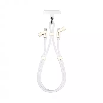 SBOX Lanyard White cavo USB-C su USB-C 1,5 m bianco