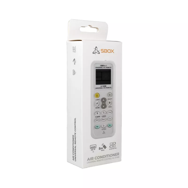Sbox RC-01408 Telecomando universale per climatizzatori