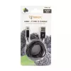 SBOX USB-TYPEC-15B cavo USB-A a USB-C 1,5 m Blackberry Black