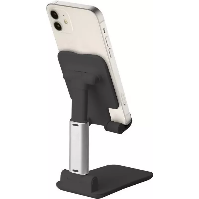 SBS Mobile TASTAND supporto universale pieghevole per e-reader, smartphone e tablet fino a 12 pollici – nero e argento