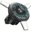 SBS Ventilatore portatile con powerbank 4000mAh, luce LED e ricarica solare