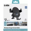 SBS TESUPWIR10CLIPSTG supporto caricatore auto wireless 10W - nero