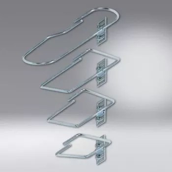 Schäfer IT Systems 7968300 Fermacavo, argento
