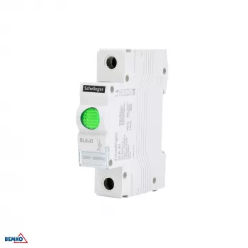 SCHELINGER A15-SL8-ZI spia luminosa LED verde 230V AC IP65 incasso 22mm