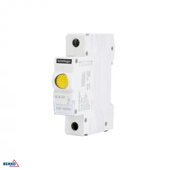 SCHELINGER SL8 spia luminosa LED gialla 230V AC da incasso quadro IP65