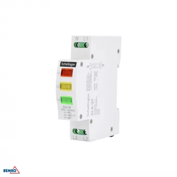 SCHELINGER SL9 Spia luminosa LED trifase 230V AC montaggio su guida DIN