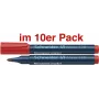 Schneider 130 pennarello indelebile rosso punta tonda 1,0-3,0 mm ricaricabile 113002