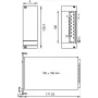 SCHROFF 21006945 Pannello frontale