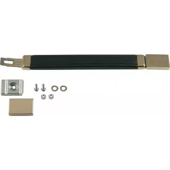SCHROFF maniglia a nastro 240mm maniglia in alluminio nero, larghezza impugnatura 22mm, distanza di fissaggio 220mm 10504003