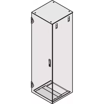 SCHROFF piastra di fondo 600B 1100T RAL7021 (21630620)