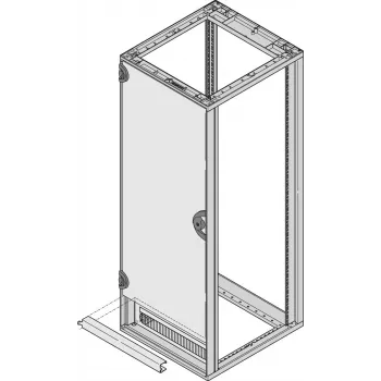 SCHROFF Supporto cerniera porta 60mm RAL 7021 grigio antracite 27230061