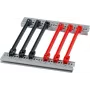 SCHROFF kit accessori pattini di guida 160TE 2mm rosso (confezione da 10) 24568363