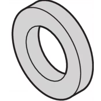 SCHROFF Rondella in plastica diametro interno 2,7 mm, diametro esterno 6 mm, spessore 0,5 mm, PA 6.6, naturale, 100 pezzi (21101121)