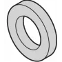 SCHROFF Rondella in plastica diametro interno 2,7 mm, diametro esterno 6 mm, spessore 0,5 mm, PA 6.6, naturale, 100 pezzi (21101121)