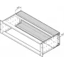 Schroff Parete posteriore per subrack, 3U 84HP, profondità 220 mm, acciaio, zincato 34561752