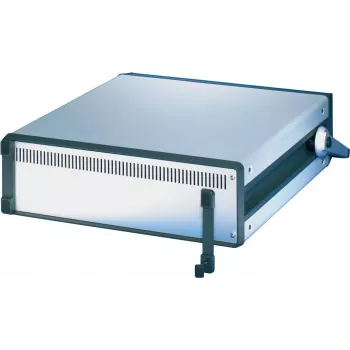 SCHROFF piedino di appoggio posteriore con inserto in gomma, 3U, RAL 7016 grigio antracite 24575114