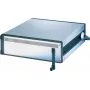 SCHROFF piedino di appoggio posteriore con inserto in gomma, 3U, RAL 7016 grigio antracite 24575114