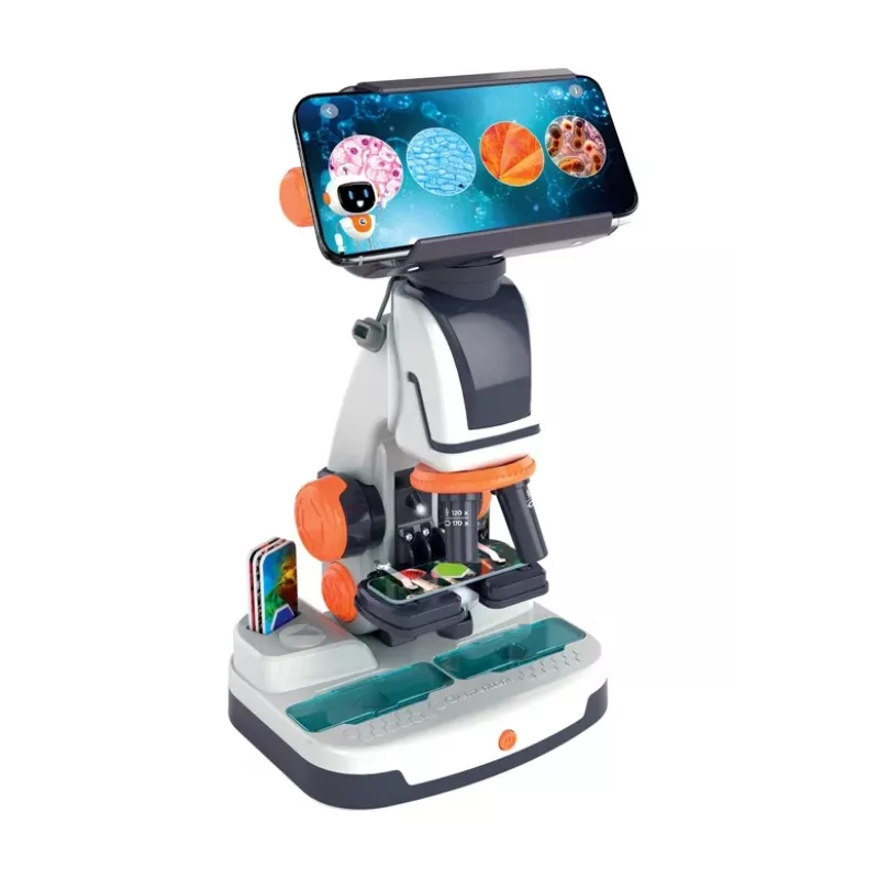 Scientific Fun microscopio digitale interattivo con IA e fotocamera Wi-Fi Clementoni 50406