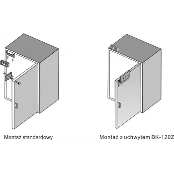 SCOT EL-120 Serratura elettromagnetica 120kg (260lbs) 12V DC fail-safe montaggio a parete