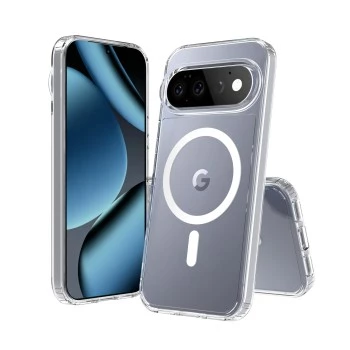 SCREENOR Bumper Case per Google Pixel 11 Pro, magnetico, trasparente