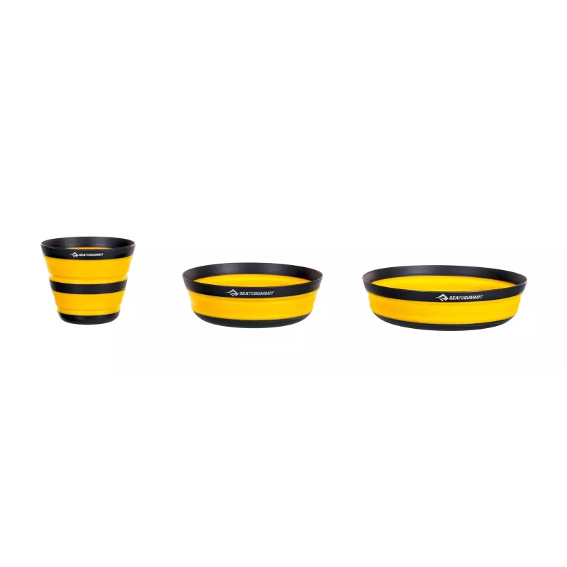SEA TO SUMMIT Frontier UL 2P Set stoviglie pieghevoli – ciotole, bicchieri e spork pieghevoli