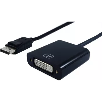 SECOMP STANDARD cavo adattatore DisplayPort maschio a DVI-D Single Link femmina, 15cm, nero (11.55.3202)
