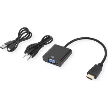 SECOMP STANDARD cavo adattatore HDMI a VGA + audio 3,5 mm, 0,23 m (S3210)