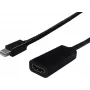 SECOMP STANDARD Adattatore Mini DisplayPort su HDMI, 4K, dorato, nero S3206